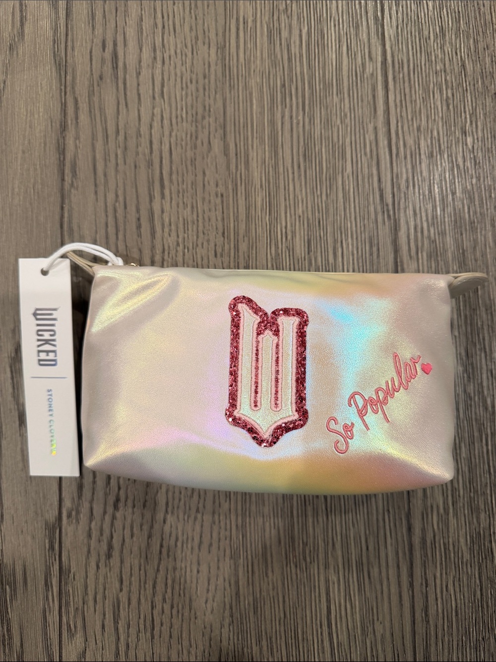 Stoney Clover Lane X Wicked Iridescent Pouchette Customized w/ 2 Patches